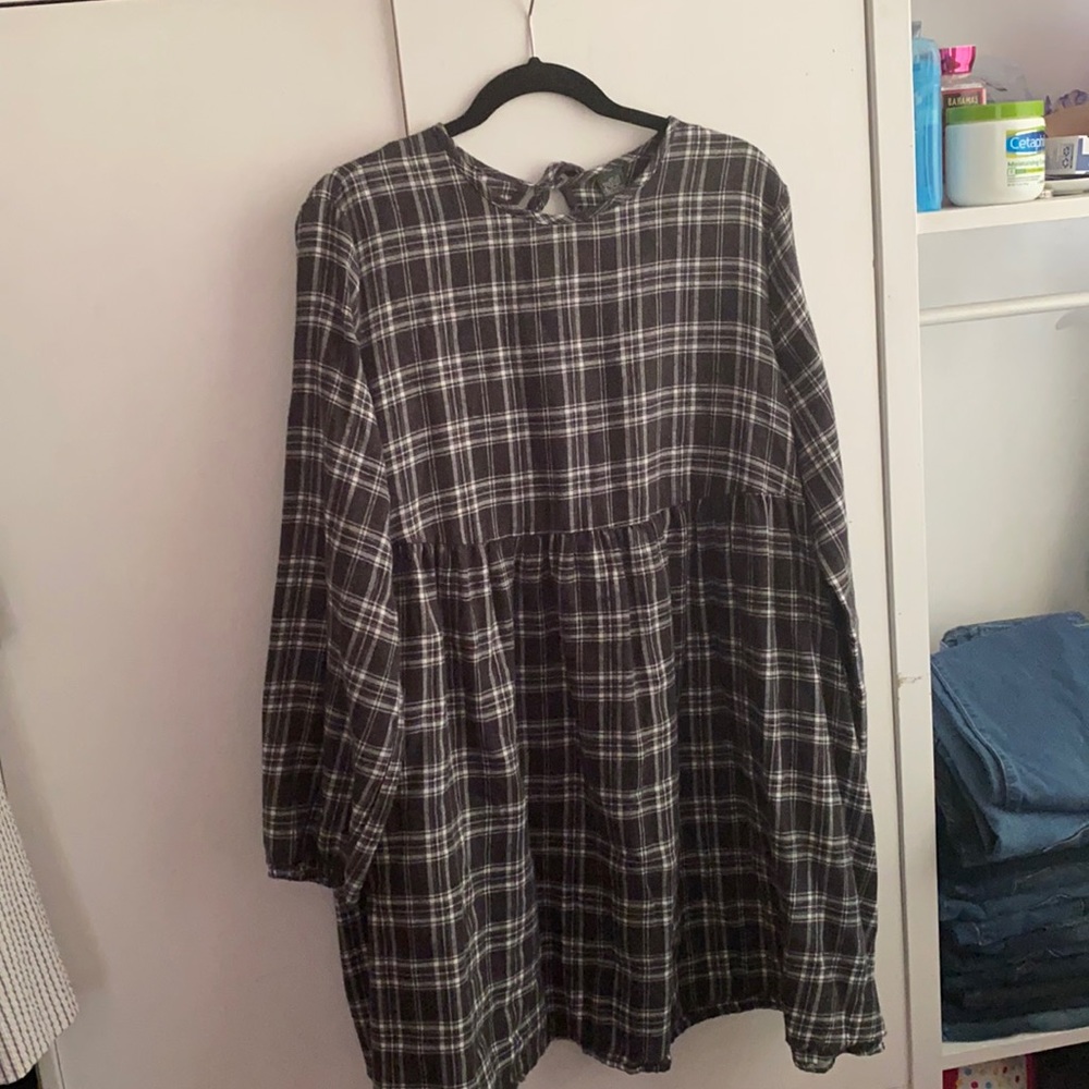 A long sleeve dress